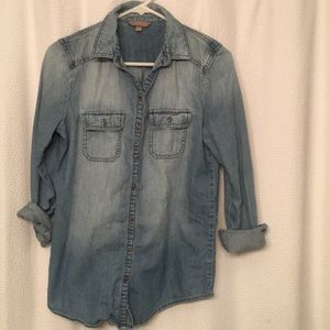Chambray denim shirt